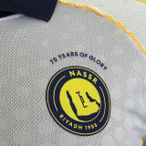 2025/26 Al Nassr 4TH White Player Version Soccer Jersey