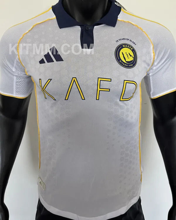 2025/26 Al Nassr 4TH White Player Version Soccer Jersey