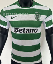 2025/26 Sporting Lisbon Home Player Version Soccer Jersey 里斯本