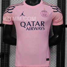 2025/26 PSG Third Pink Player Version Soccer Jersey