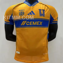 2025/26 U.A.N.L Tiger Home Yellow Player Version Soccer Jersey