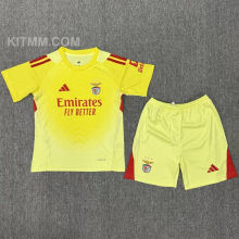 2025/26 Benfica Yellow GK Kids Soccer Jersey