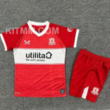 2025/26 Middlesbrough Home Red Kid Soccer Jersey