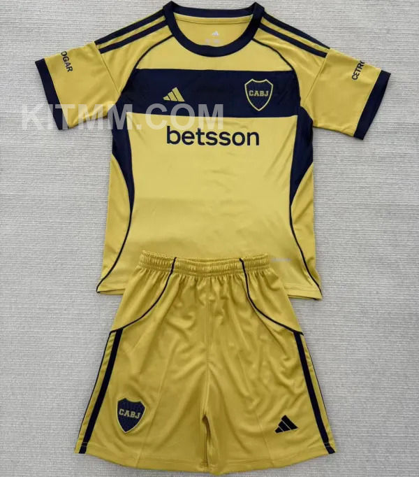 2025/26 Boca Away Kids Soccer Jersey