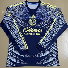 2025/26 Club America Away Fans Long Sleeve Soccer Jersey