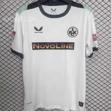 2025/26 Kaiserslautern Away White Fans Soccer Jersey 凯泽斯劳滕