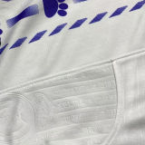 1996/1997 RM White Home Retro Long Sleeve Soccer Jersey