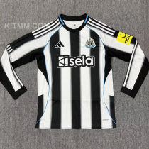 2025/26 Newcastle Home Long Sleeve Soccer Jersey