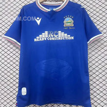 2025/26 Linfield F.C.140th Anniversary Home Blue Fans Soccer Jersey  林菲尔德
