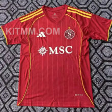2025/26 Servette FC Home Red Fans Soccer Jersey 塞尔维特