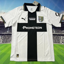 2025/26 Parma Home White Fans Soccer Jersey