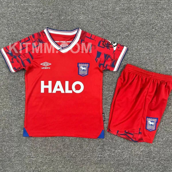 2025/26 Ipswich Town Away Red Kid Soccer Jersey