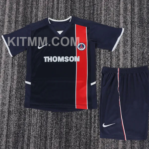 2002/2003 PSG Home Retro Kids Soccer Jersey