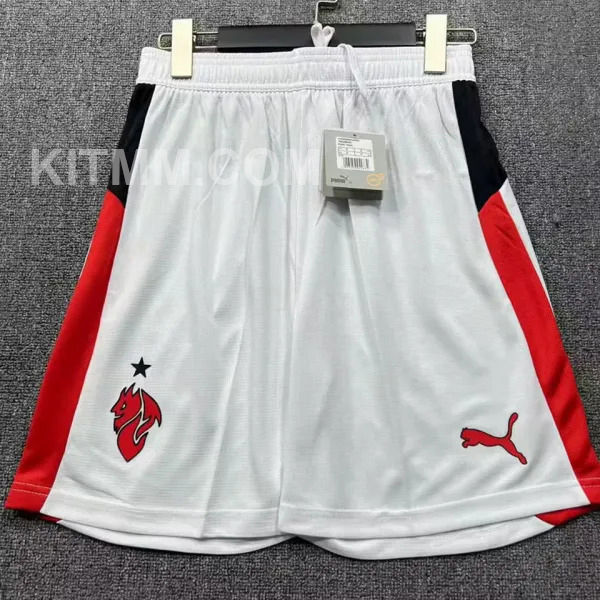2025/26 AC Milan Away White Short Pants