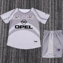 2001/2002 PSG Away Retro Kids Soccer Jersey