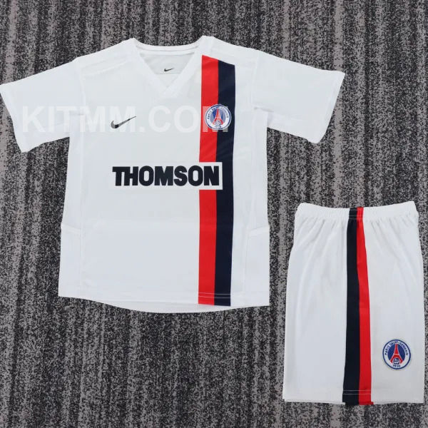 2002/2003 PSG Away Retro Kids Soccer Jersey