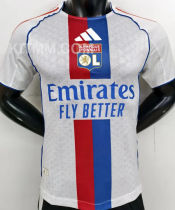 2025/26 Lyon Home White Player Version Soccer Jersey