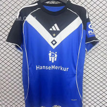 2025/26 Hamburger SV Away Blue Fans Soccer Jersey