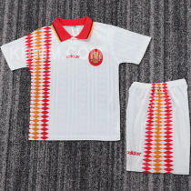 1994 Spain Away Kids Retro Soccer Jersey