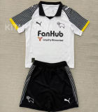 2025/26 Derby County Home Kids Soccer Jersey 德比郡