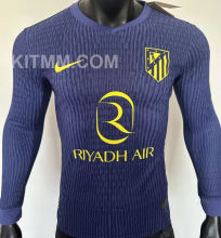 2025/26 ATM Away Player Version Long Sleeve Soccer Jersey