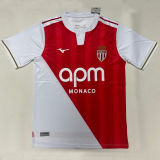 POGBA #8 Monaco Home Fans Soccer Jersey 2025/26 League Font 联赛字体