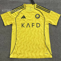 2025/26 Al Nassr Home Yellow Fans Soccer Jersey