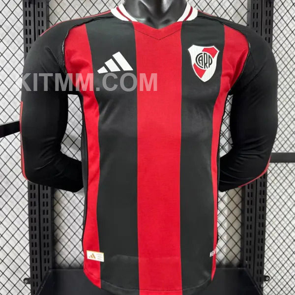 2025/26 River Plate Away Player Version Long Sleeve Jersey  长袖胸前空白版