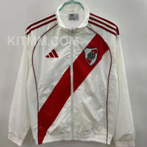 2025/26 River Plate White Windbreaker