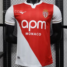 2025/26 Monaco Home Player Version Soccer Jersey