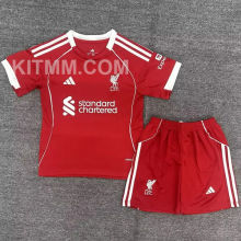 2025/26 LFC Home Red Kids Soccer Jersey