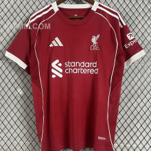 2025/26 LFC Home Red Fans Soccer Jersey 背有97标