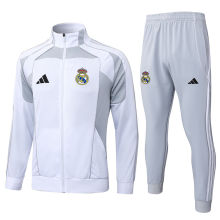2025/26 RM Grey White Jacket Tracksuit