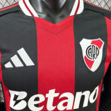 2025/26 River Plate Away Player Version Long Sleeve Jersey  长袖胸前广告