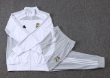 2025/26 RM Grey White Jacket Tracksuit