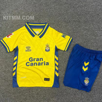 2025/26 Las Palmas Home Yellow Kids Soccer Jersey