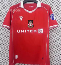 2025/26 Wrexham Home Red Fans Soccer Jersey 雷克瑟姆