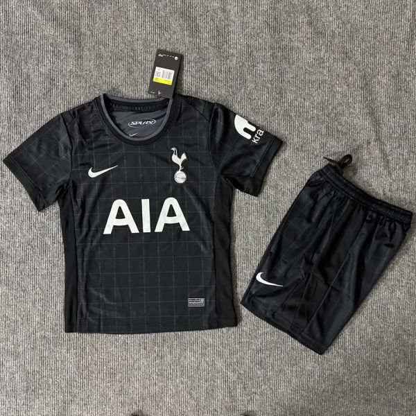 2025/26 TH FC Away Black Kids Soccer Jersey