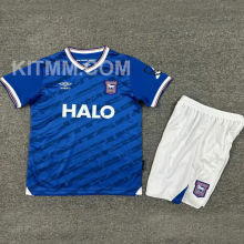 2025/26 Ipswich Town Home Blue Kid Soccer Jersey