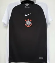 2025/26 Corinthians 1:1 Quality Away Black Fans Soccer Jersey