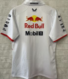 2025/26 Red Bull Racing F1 White Team POLO T-Shirt  有领