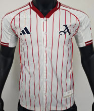 2025/26 ARS White Baseball Player Version T-Shirt  硅胶版