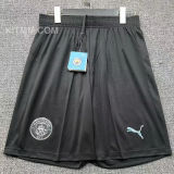 2025/26 Man City Away Black Shorts Pants