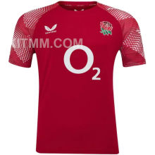 2025/26 England Away Red Rugby Shirt  英格兰