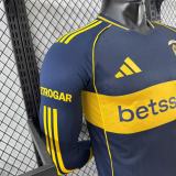 2025/26 Boca 120th Anniversary Edition Player Version Soccer Long Sleeve Jersey