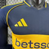 2025/26 Boca 120th Anniversary Edition Player Version Soccer Long Sleeve Jersey