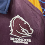 2025/26 Brisbane Broncos Rugby Shirt  野马