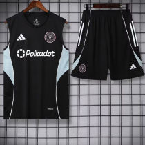 2025/26 Inter Miami Black Vest Training Jersey (A Set)