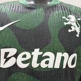 2025/26 Sporting Lisbon Away Player Version Soccer Jersey 里斯本