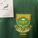 2025/26 South Africa Home Green Rugby Jersey  南非7人